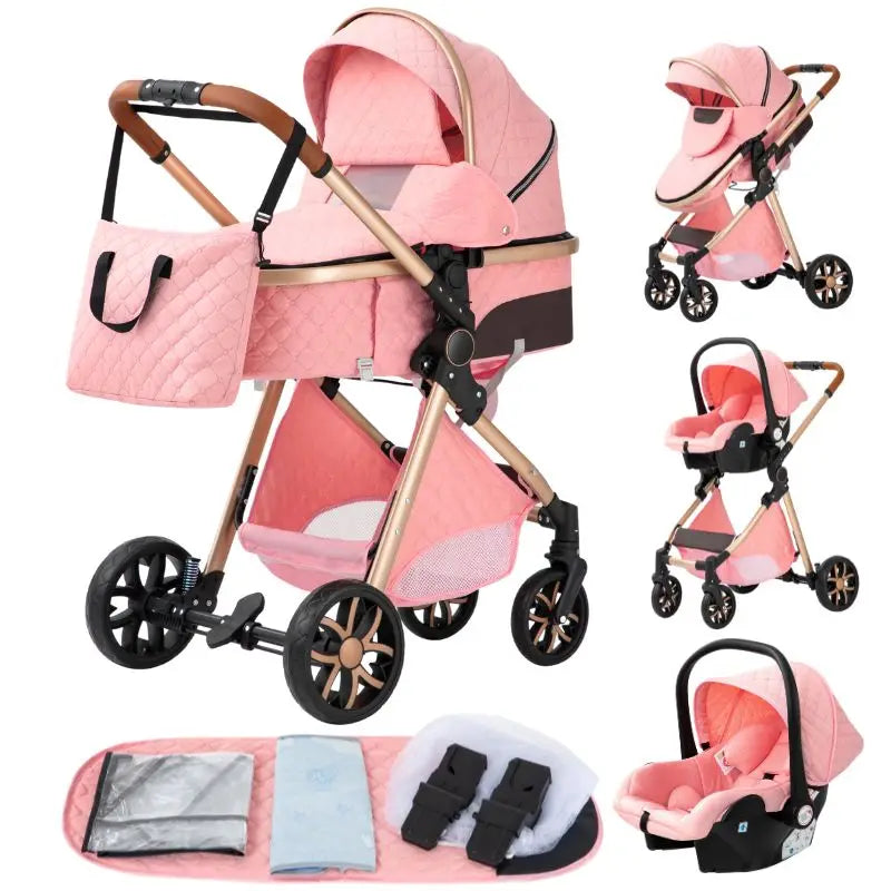 Poussette 3 en 1 Luxe