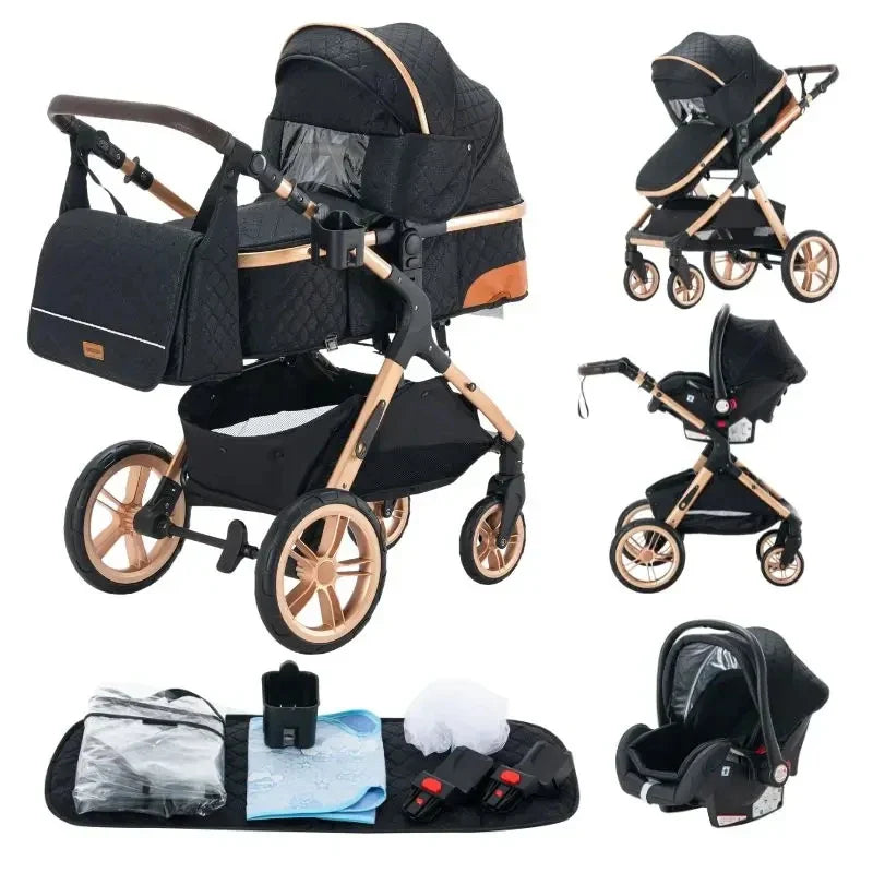 Poussette 3 en 1 Luxe